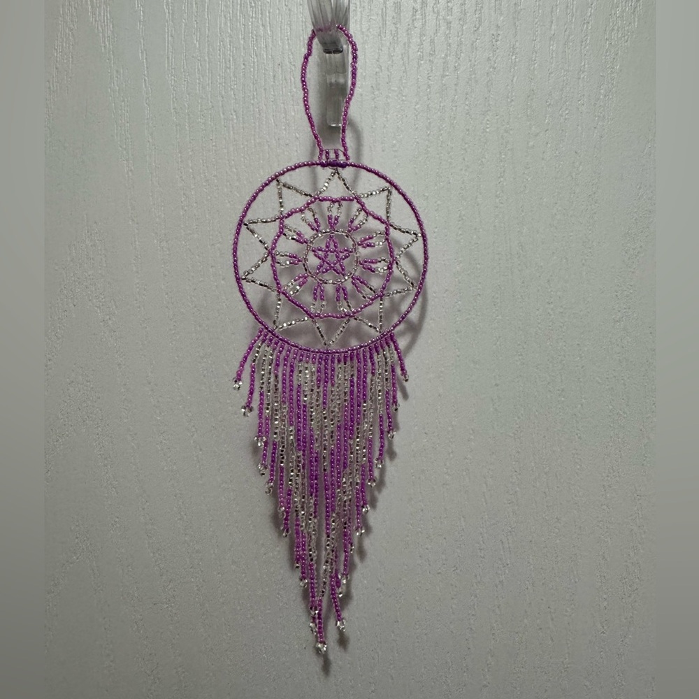 Huichol Beaded Dreamcatcher
